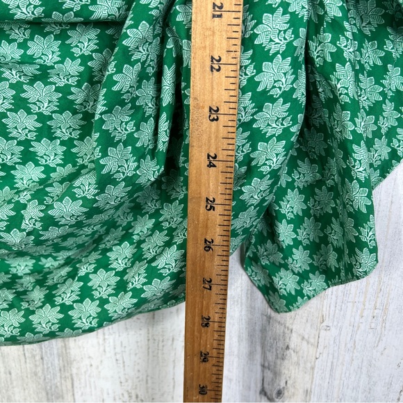 Rhode Women's Green Asymmetric Felicity Scalloped‎ Ruffle Skirt Size 6 - Picture 12 of 13